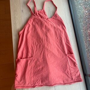 Coral Free People Movement Hot shot mini dress